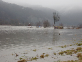 Během povodní 2013